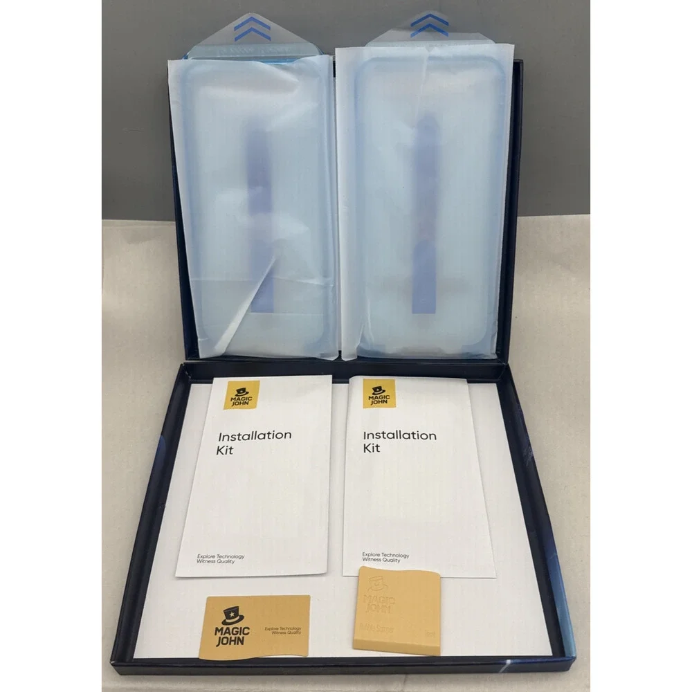 2 Pack for Iphone 15 Pro Max 6.7 Inch Tempered Glass Screen Protector *READ DE..